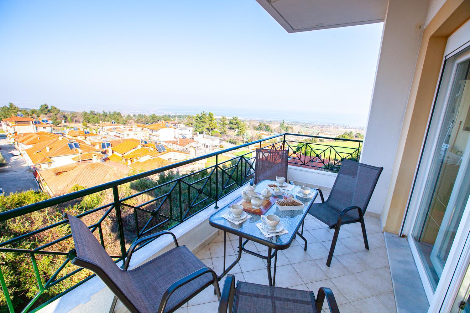 Rodon Apartment With Great View, Sauna And Jacuzzi Λιτόχωρο Εξωτερικό φωτογραφία