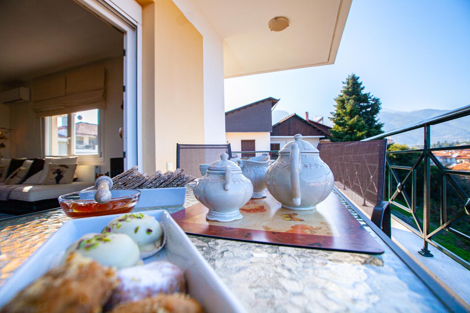 Rodon Apartment With Great View, Sauna And Jacuzzi Λιτόχωρο Εξωτερικό φωτογραφία